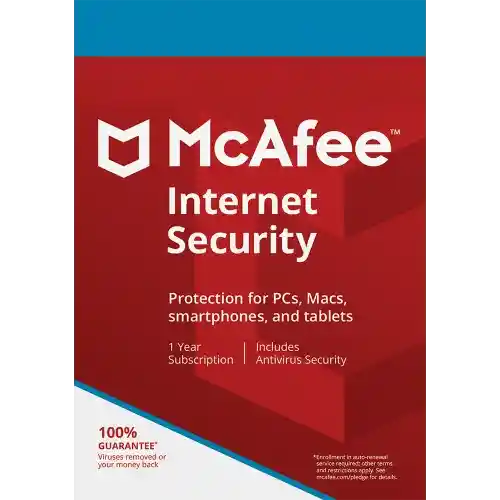 McAfee Internet Security - 1-an / 1-Appareil